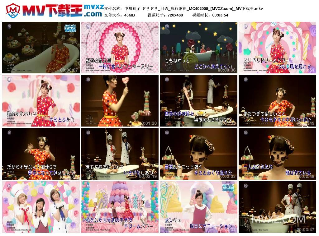 中川翔子-ドリドリ_日语_流行歌曲_MC402008
